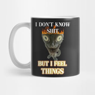 i dont know shit but i feel things Mug